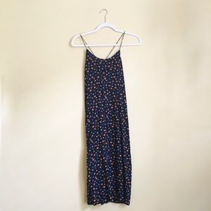Madewell Tie-Back Slip Dress in Prairie Posies